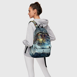 Рюкзак Космический корабль и девушка, цвет: 3D-принт — фото 2