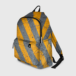 Рюкзак Желтые полосы на бетоне, цвет: 3D-принт