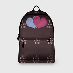 Рюкзак Two hearts, цвет: 3D-принт — фото 2