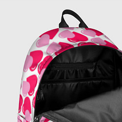 Рюкзак Двойные сердечки - паттерн, цвет: 3D-принт — фото 2