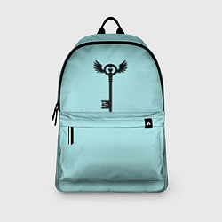 Рюкзак Ключик к замочку голубой, цвет: 3D-принт — фото 2