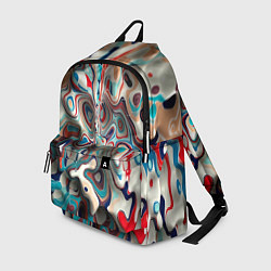 Рюкзак Волны - краски, цвет: 3D-принт