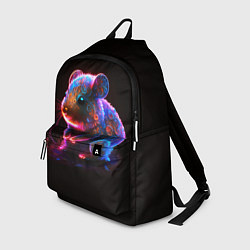 Рюкзак Неоновый хомячок, цвет: 3D-принт