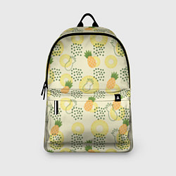 Рюкзак Узор из ананасов на желтом фоне, цвет: 3D-принт — фото 2