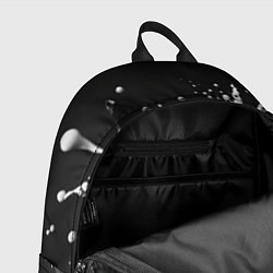 Рюкзак Брызги красок - белая и черная, цвет: 3D-принт — фото 2