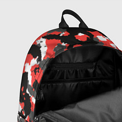 Рюкзак Красно-черный камуфляж, цвет: 3D-принт — фото 2