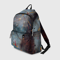 Рюкзак Тёмно-серый туман и краски, цвет: 3D-принт