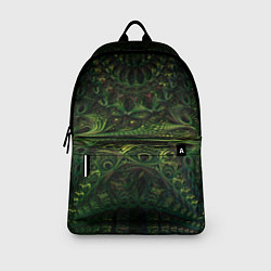 Рюкзак Зелёные древние скрижали паттерн, цвет: 3D-принт — фото 2