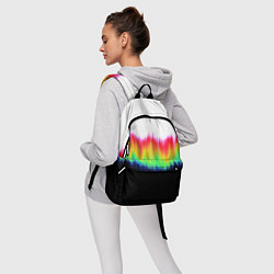 Рюкзак Северное сияние - тай-дай, цвет: 3D-принт — фото 2