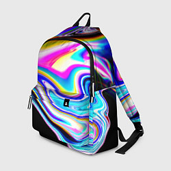 Рюкзак Неоновые размытые краски, цвет: 3D-принт
