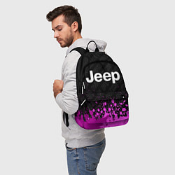 Рюкзак Jeep pro racing: символ сверху, цвет: 3D-принт — фото 2