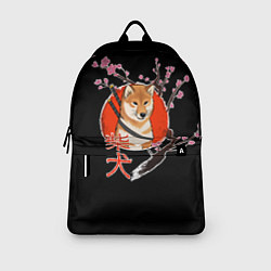 Рюкзак Сиба ину самурай, цвет: 3D-принт — фото 2