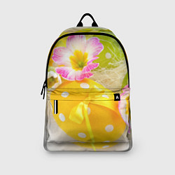 Рюкзак Пасхальные яйца и цветы, цвет: 3D-принт — фото 2