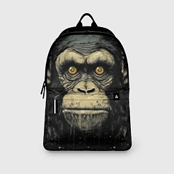 Рюкзак Портрет обезьяны: арт нейросети, цвет: 3D-принт — фото 2