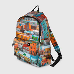 Рюкзак Красочный Камчхон-дон в городе Пусан, цвет: 3D-принт