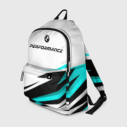 Рюкзак Bmw perfomance - бирюзовый, цвет: 3D-принт