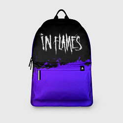 Рюкзак In Flames purple grunge, цвет: 3D-принт — фото 2