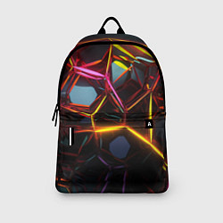 Рюкзак Неоновые трубки абстракция, цвет: 3D-принт — фото 2