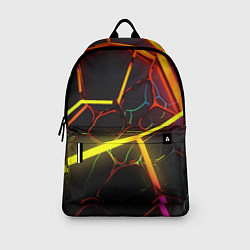 Рюкзак Неоновые трубки, цвет: 3D-принт — фото 2