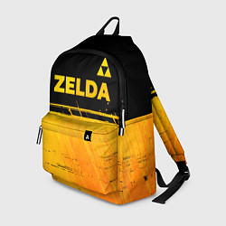 Рюкзак Zelda - gold gradient: символ сверху, цвет: 3D-принт