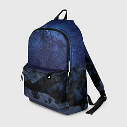 Рюкзак Снежные горы и космос, цвет: 3D-принт