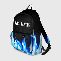 Рюкзак Avril Lavigne blue fire, цвет: 3D-принт