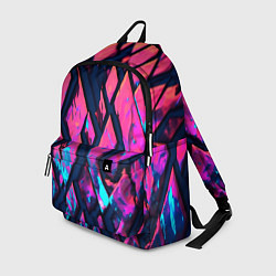Рюкзак Розово-голубые соты и разломы, цвет: 3D-принт