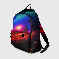 Рюкзак Неоновая галактика, цвет: 3D-принт