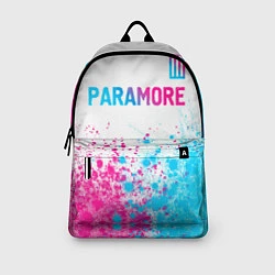 Рюкзак Paramore neon gradient style: символ сверху, цвет: 3D-принт — фото 2