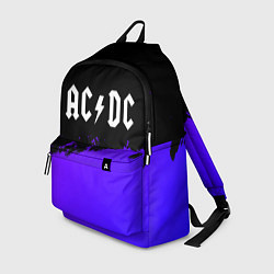 Рюкзак AC DC purple grunge, цвет: 3D-принт