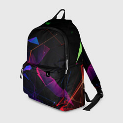 Рюкзак Midjourney - Цветные осколки реальности, цвет: 3D-принт