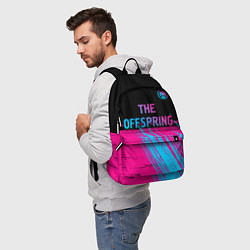 Рюкзак The Offspring - neon gradient: символ сверху, цвет: 3D-принт — фото 2