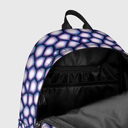 Рюкзак Текстура неоновых камней, цвет: 3D-принт — фото 2