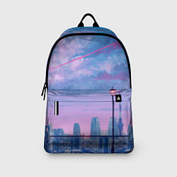Рюкзак Город и красочное небо, цвет: 3D-принт — фото 2