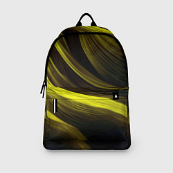 Рюкзак Черные и желтые линии, цвет: 3D-принт — фото 2