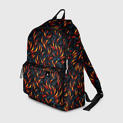 Рюкзак Оранжевые листочки, цвет: 3D-принт