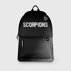 Рюкзак Scorpions glitch на темном фоне: символ сверху, цвет: 3D-принт — фото 2