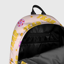 Рюкзак Царь - надпись и круги, цвет: 3D-принт — фото 2