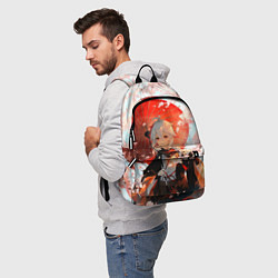 Рюкзак Казуха с зонтиком - Геншин Импакт, цвет: 3D-принт — фото 2