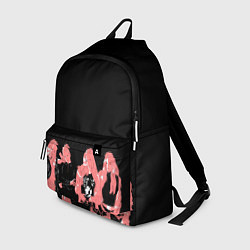 Рюкзак Black pink на черном, цвет: 3D-принт