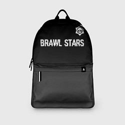 Рюкзак Brawl Stars glitch на темном фоне: символ сверху, цвет: 3D-принт — фото 2