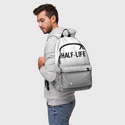 Рюкзак Half-Life glitch на светлом фоне: символ сверху, цвет: 3D-принт — фото 2