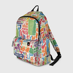 Рюкзак Красочные каракули, цвет: 3D-принт