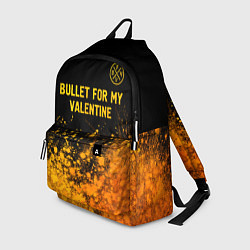 Рюкзак Bullet For My Valentine - gold gradient: символ св, цвет: 3D-принт