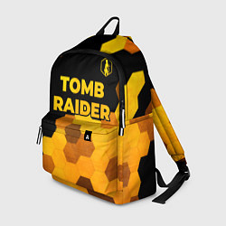 Рюкзак Tomb Raider - gold gradient: символ сверху, цвет: 3D-принт