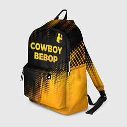 Рюкзак Cowboy Bebop - gold gradient: символ сверху, цвет: 3D-принт