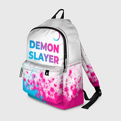 Рюкзак Demon Slayer neon gradient style: символ сверху