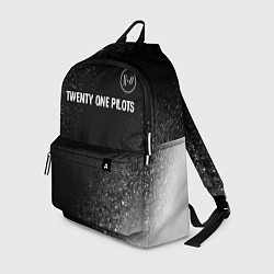Рюкзак Twenty One Pilots glitch на темном фоне: символ св, цвет: 3D-принт
