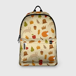 Рюкзак Паттерн - осень, цвет: 3D-принт — фото 2