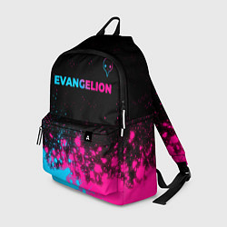 Рюкзак Evangelion - neon gradient: символ сверху, цвет: 3D-принт